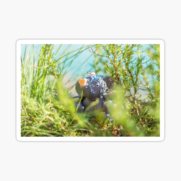 The elephant at the lake Sticker