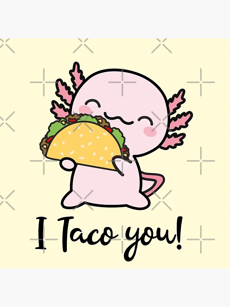 "Taquito and Ajolote" Art Print by XoTheMonster Redbubble