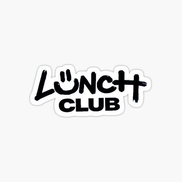 Lunch Club Sticker Sticker
