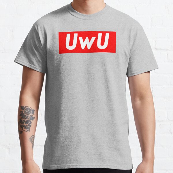 Uwu T Shirts Redbubble - roblox uwu t shirt