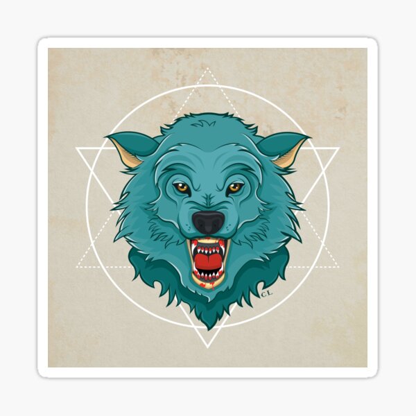 Killer Wolf Sticker