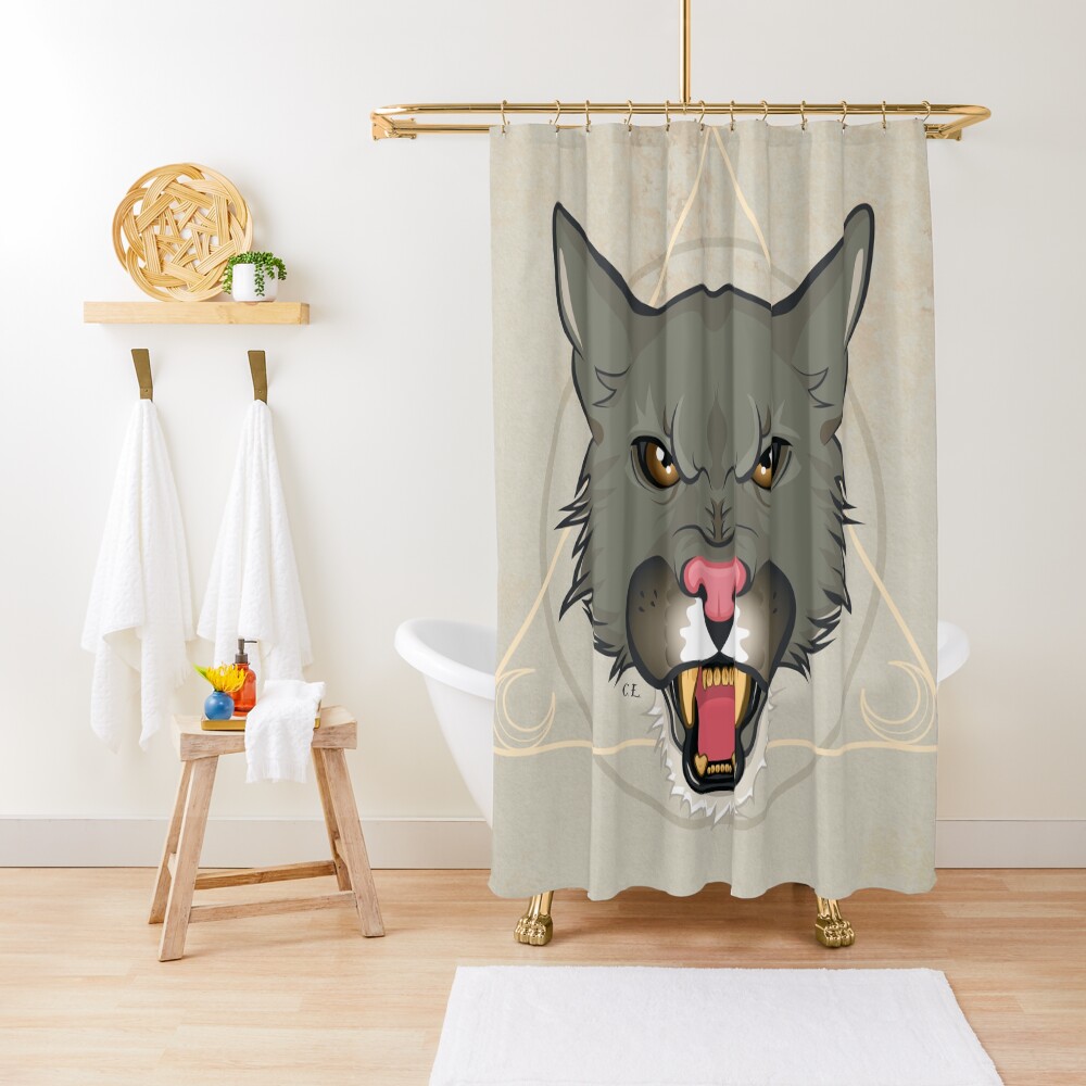 Puma Cat Shower Curtain