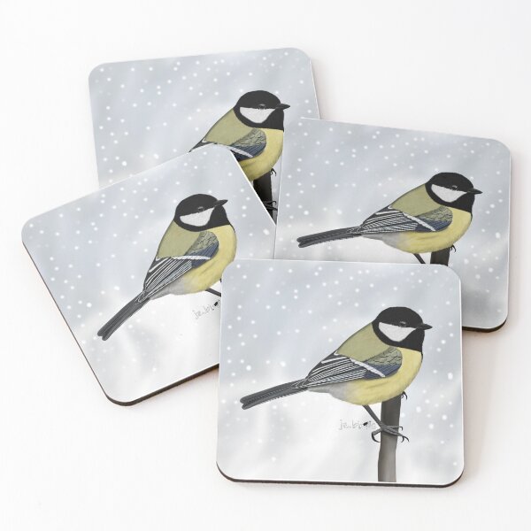 Item preview, Great Tit Bird Drawing designed and sold by jz-birds.