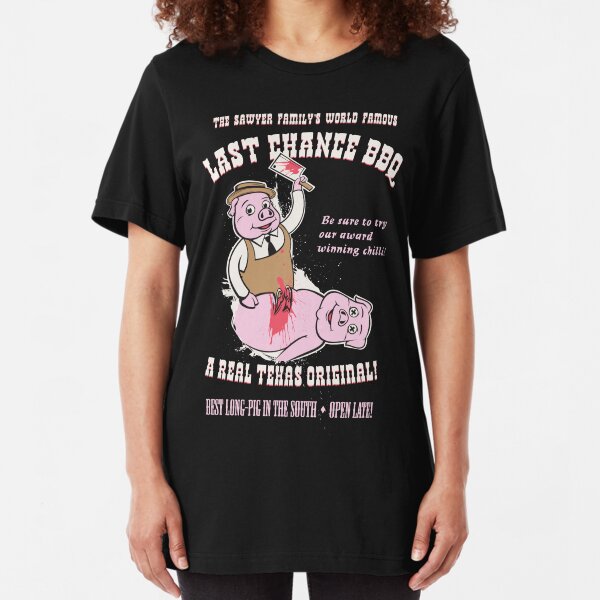 LAST CHANCE BBQ Slim Fit T-Shirt