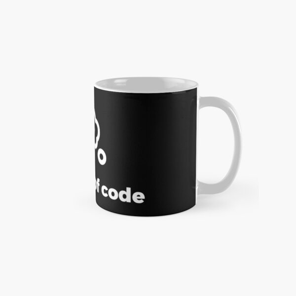 humans of code logo and name Classic Mug