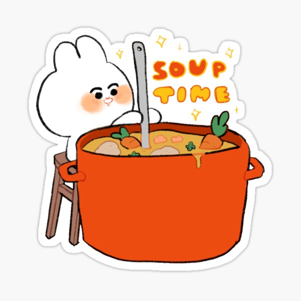 SOUP TIME Sticker