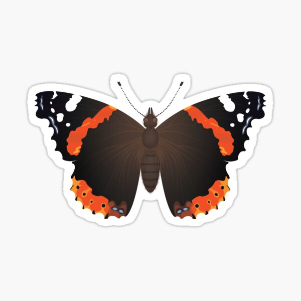 Vanessa Atalanta Sticker