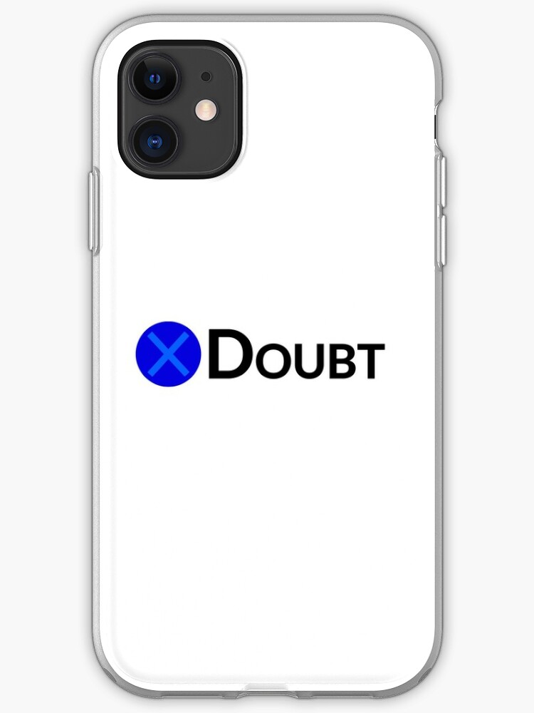 Press X To Doubt Iphone Case Cover By Ph Design Redbubble