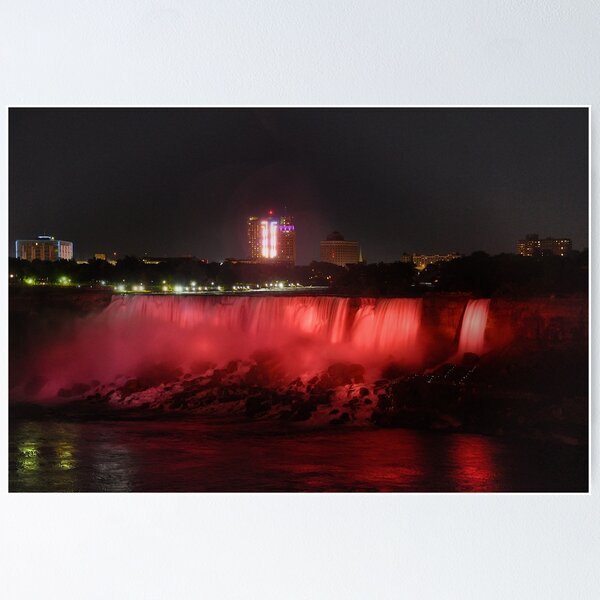 Artikelvorschau, Niagara Falls USA at night... entworfen und verkauft von Poete100.