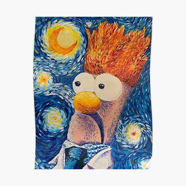 Starry Meep Poster