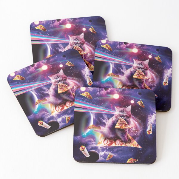 Item preview, Outer Space Pizza Cat - Rainbow Laser, Taco, Burrito designed and sold by SkylerJHill.