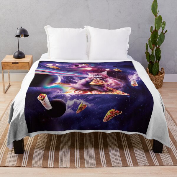 Item preview, Outer Space Pizza Cat - Rainbow Laser, Taco, Burrito designed and sold by SkylerJHill.