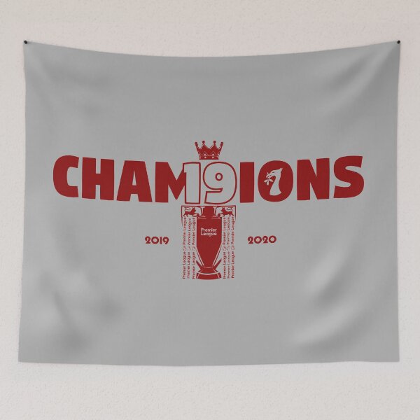 Item preview, Liverpool - Champions 2019/20 - Number 19 designed and sold by Steve Wilding.