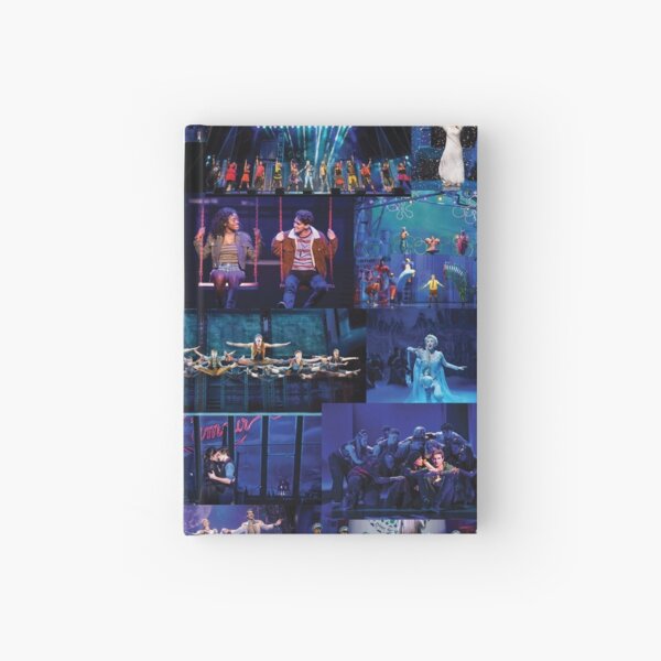 Aperçu de l'œuvre Blue Broadway Show Collage créée et vendue par broadwaycantdie.