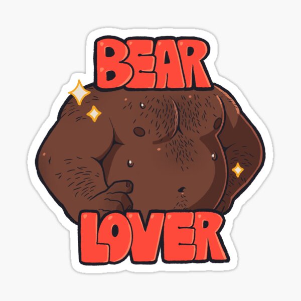 Fuzzy Bear Caucasians Baseball Whities Sticker