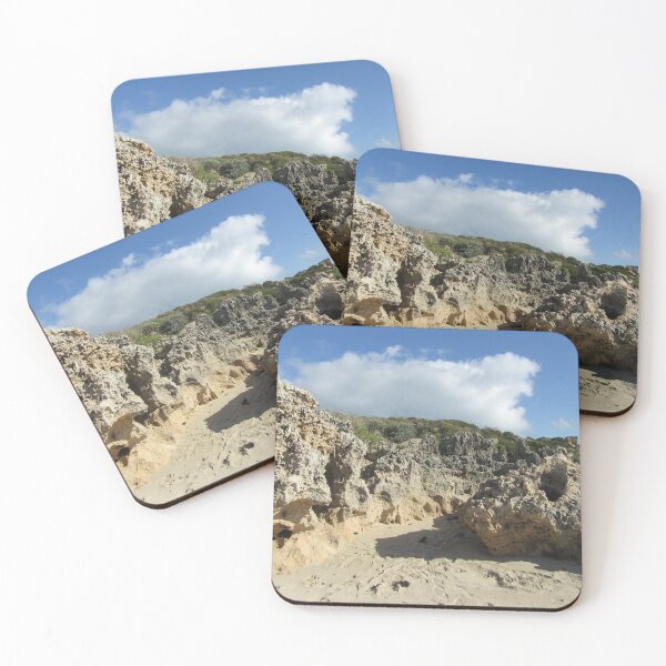 Item preview, Limestone Rocks And Sand at Point Peron (WA) designed and sold by lezvee.