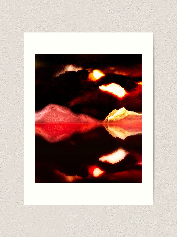 Alternate view of Highland Lake Art Print