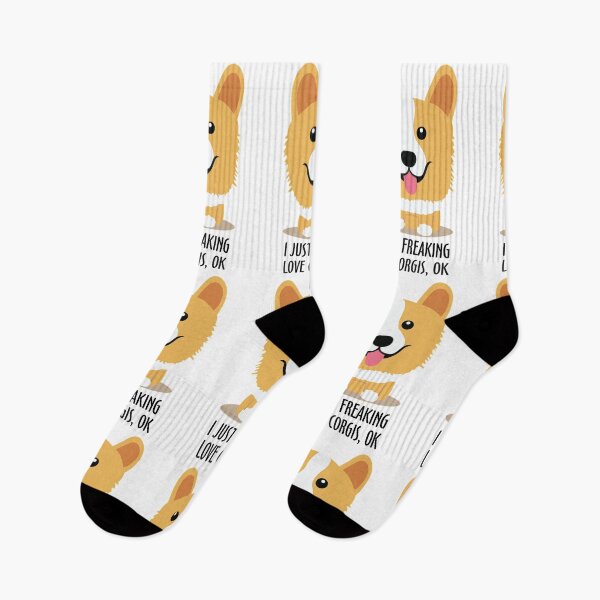 Item preview, I just freaking love Corgis, OK quote - Corgi dog design designed and sold by MindChirp.