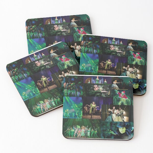 Item preview, Green Broadway Show Collage designed and sold by broadwaycantdie.