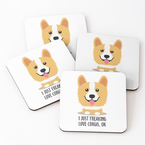 Item preview, I just freaking love Corgis, OK quote - Corgi dog design designed and sold by MindChirp.