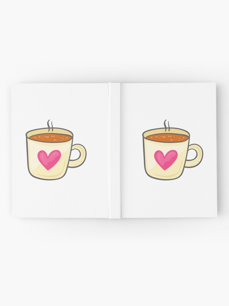 Coffee Cup Cute Illustration Tumblr Aesthetic Icon  Hardcover Journal for  Sale by vanessavolk