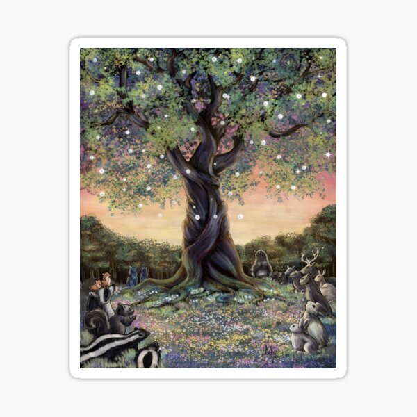 The Heart of the Forest Sticker
