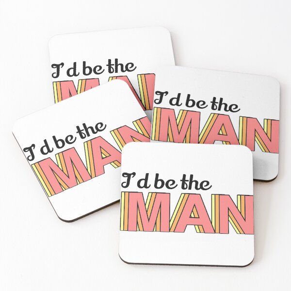 Item preview, The Man Sticker designed and sold by Hallie Walker.