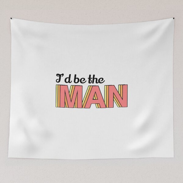 Item preview, The Man Sticker designed and sold by Hallie Walker.