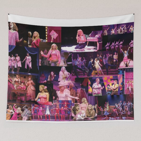 Item preview, Pink Broadway Show Collage designed and sold by broadwaycantdie.