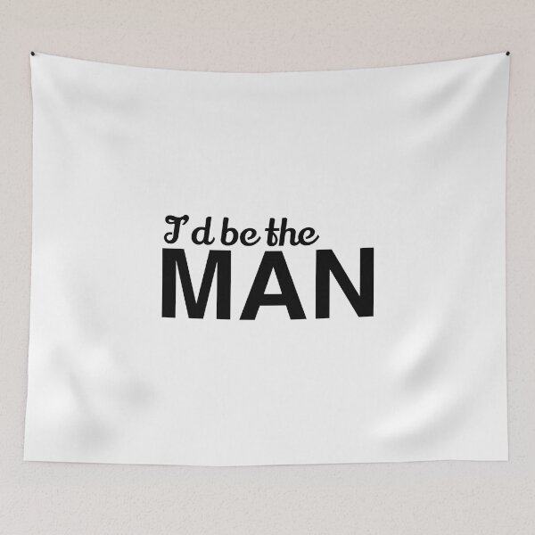 Item preview, The Man Sticker designed and sold by Hallie Walker.