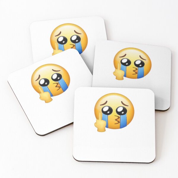 Item preview, upset crying face emoji  designed and sold by cam-michaud.