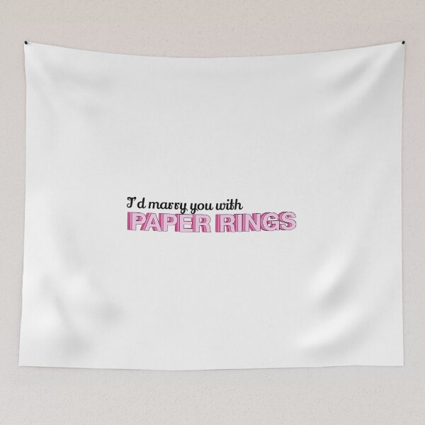 Item preview, Paper Rings Sticker designed and sold by Hallie Walker.