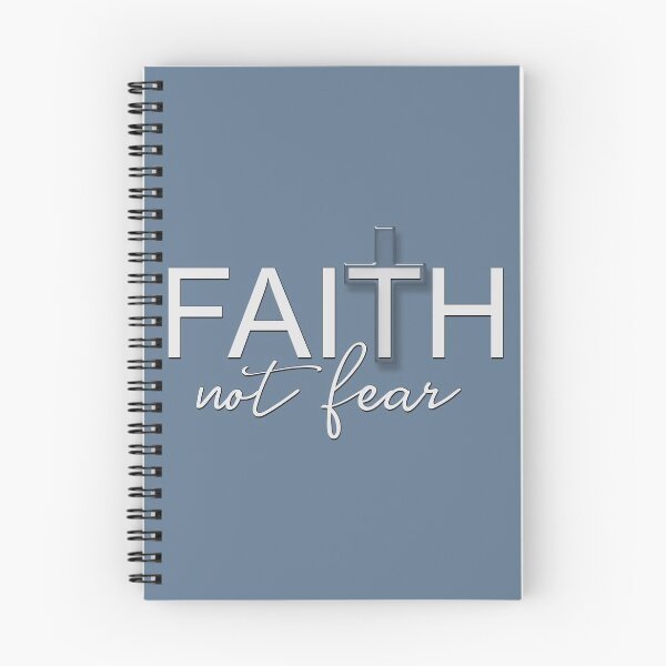 Item preview, Faith, not fear with a cross designed and sold by TheKingdomAttic.