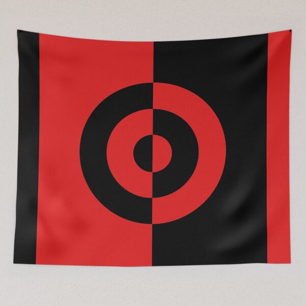 Item preview, Red & Black Mod Target designed and sold by NobodysHero.