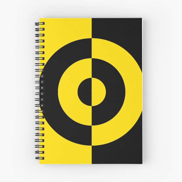 Item preview, Yellow & Black Mod Target designed and sold by NobodysHero.