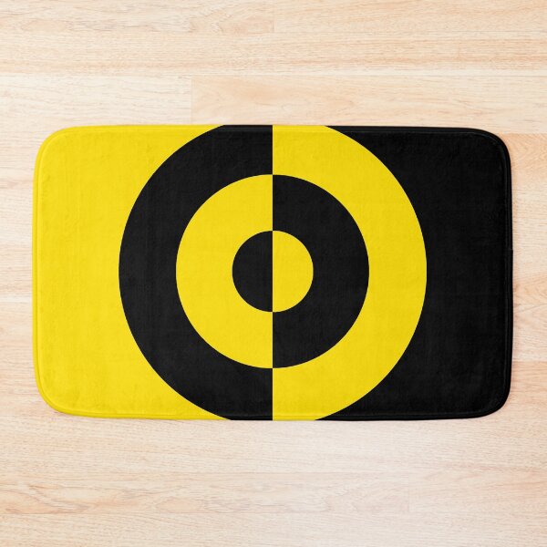 Item preview, Yellow & Black Mod Target designed and sold by NobodysHero.