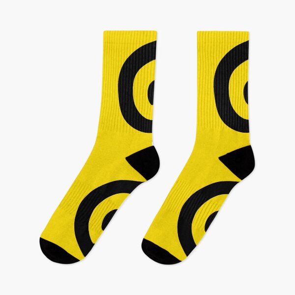 Item preview, Yellow & Black Mod Target designed and sold by NobodysHero.