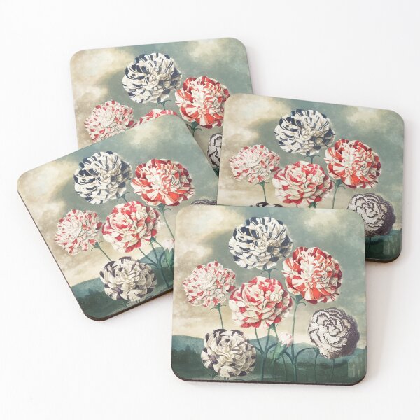 Item preview, Carnations The Temple of Flora Robert John Thornton designed and sold by digitalvintage.
