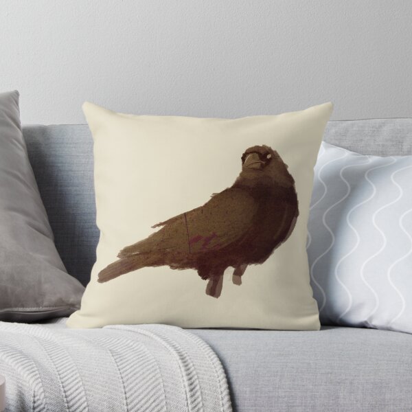 The Raven Throw Pillow