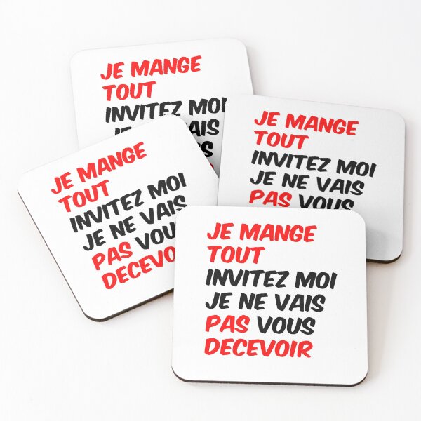 Aperçu de l'œuvre T-shirt original fun Je mange tout créée et vendue par karimontreal.