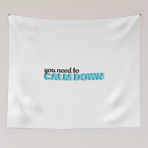 Item preview, You Need To Calm Down Sticker designed and sold by Hallie Walker.