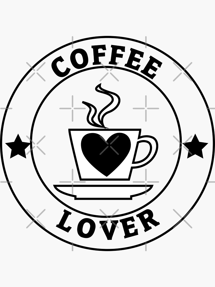 "Coffee Lover Design" Sticker by johnmgr21 Redbubble