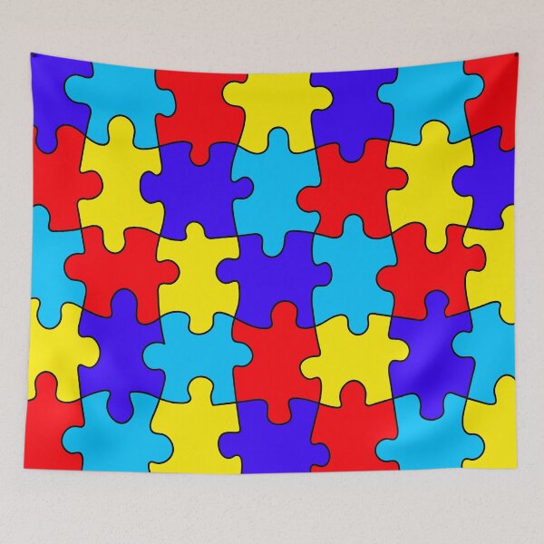 Item preview, Autistic Puzzel piece pattern  designed and sold by VAFoxDesigns.