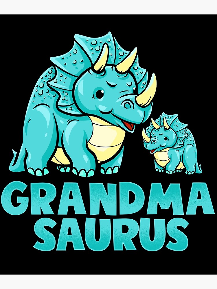 Funny Grandma Birthday Card Grandmasaurus Birthday Card 