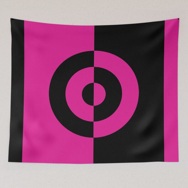 Item preview, Black & Pink Mod Target designed and sold by NobodysHero.