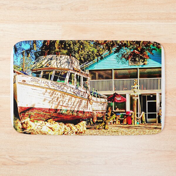 Item preview, Good Time Charlie's Boat Vintage Weathered Classic Man-Cave Art designed and sold by Crobin1961.