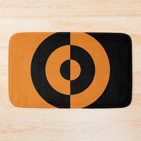 Item preview, 60s Orange & Black Mod Target designed and sold by NobodysHero.