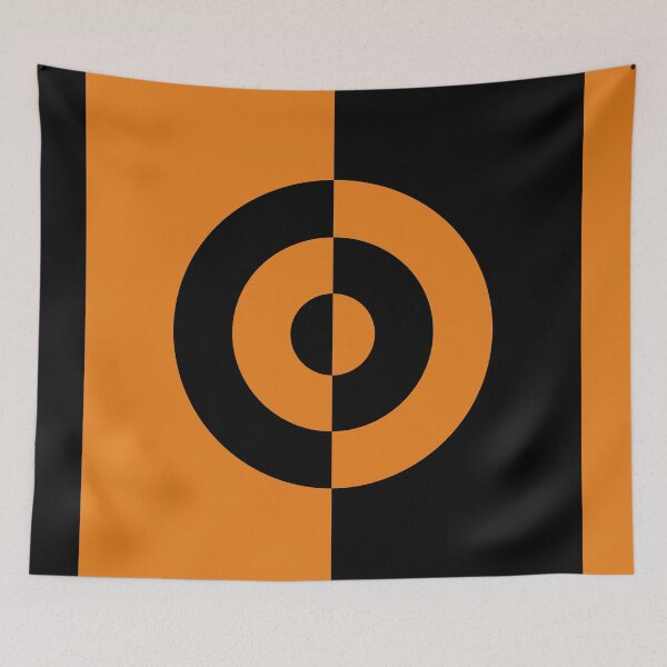 Item preview, 60s Orange & Black Mod Target designed and sold by NobodysHero.