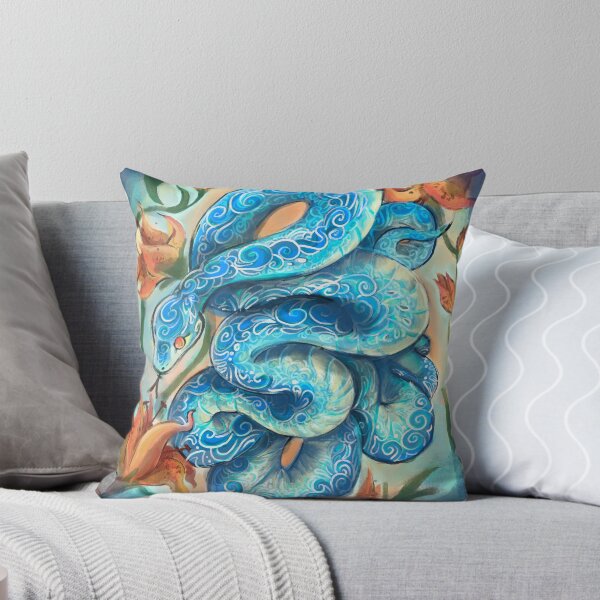 Item preview, Blue Viper & Tiger Lillies designed and sold by RobainaDesigns.