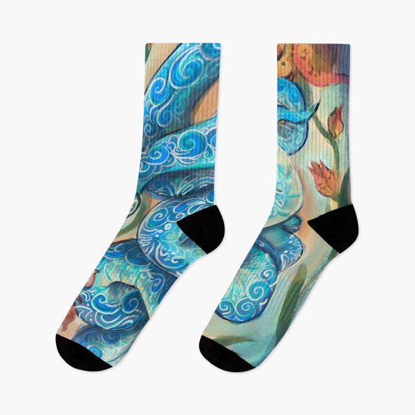Item preview, Blue Viper & Tiger Lillies designed and sold by RobainaDesigns.